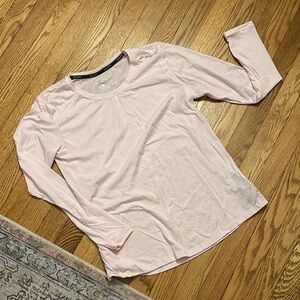 Brooks Light Pink Long Sleeve Tee